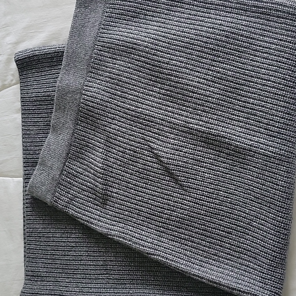 CLUB MONACO CASHMERE RIBBED SKIRT XS GRAY - Picture 5 of 8
